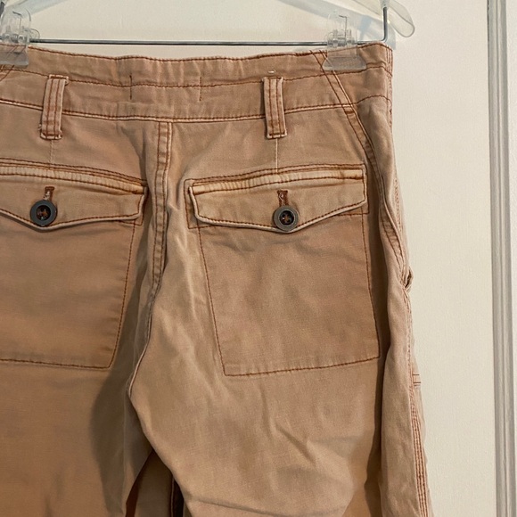 Anthropologie The Wanderer Terracotta Straight Leg Cargo Utility Pants Size 25 - Picture 3 of 9